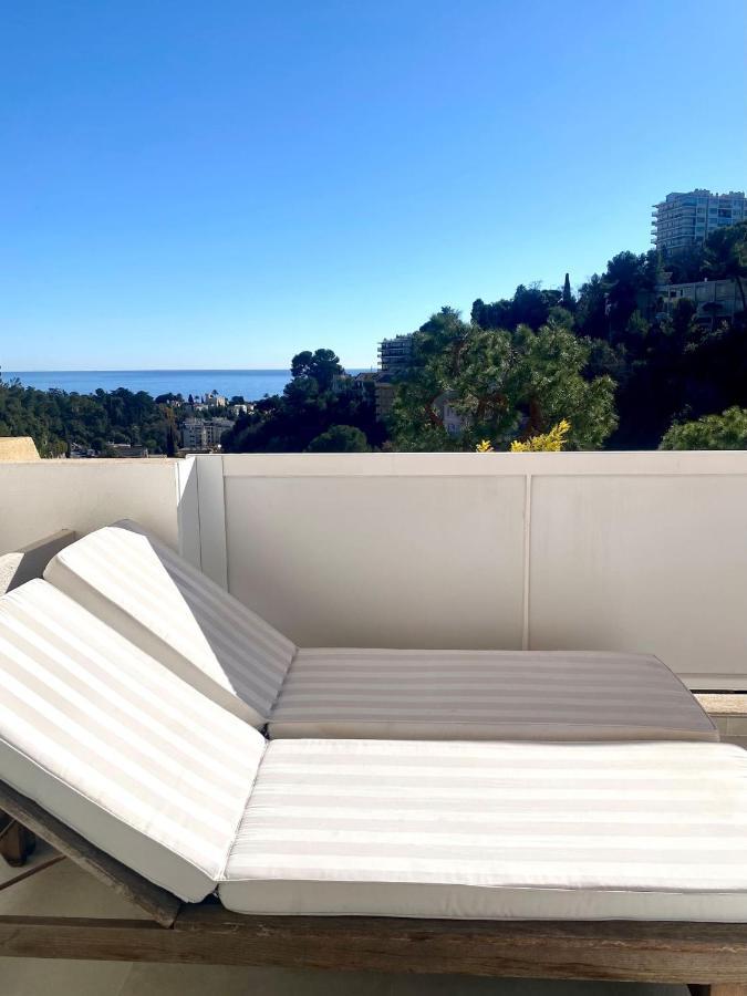 Appartement Luxe - 3 Pieces Avec Vue Mer, Piscine Et Tennis Nice Buitenkant foto